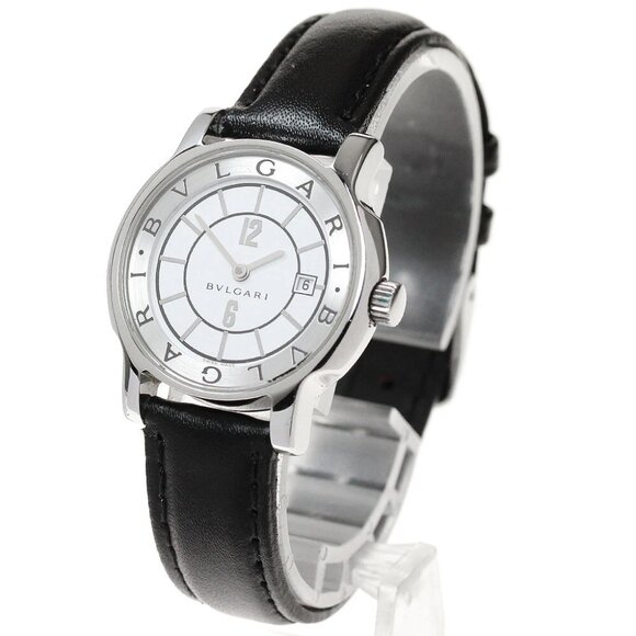 BVLGARI Solo tempo Date White / Silver Dial Quartz Ladies Watch_850100 main image 7